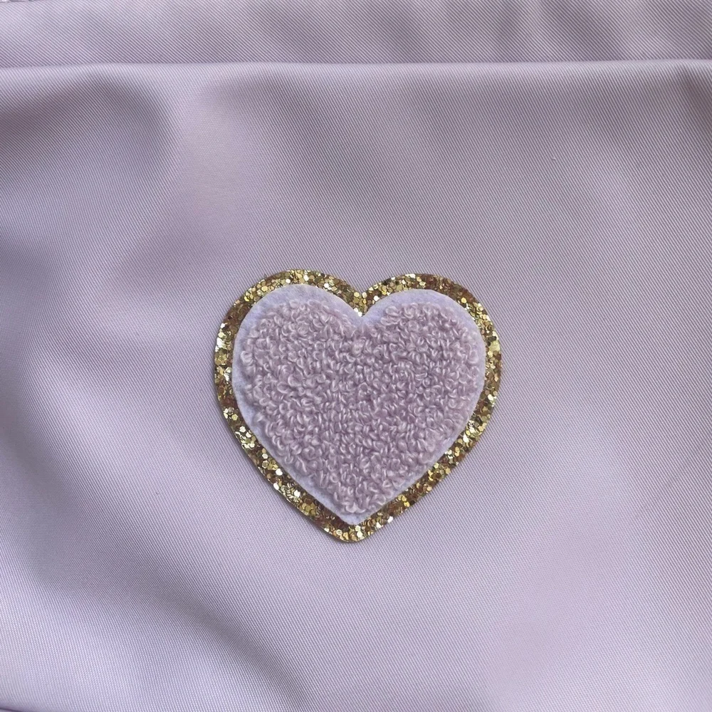 Stoney Clover Pouch in Grape With heart Pouch